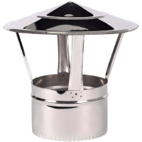 Грибок дымоходный нержавейка, толщина 1мм, сталь AISI 201