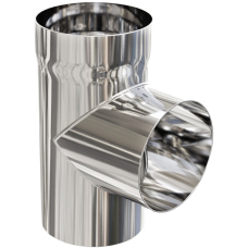 Тройник 87° нержавека, толщина 0,5мм, сталь AISI 201