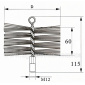 Щітка для чистки димоходу ∅ 275 мм (LUX)