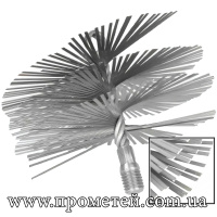 Щітка плоска для чистки димоходу 125 мм