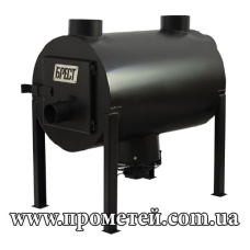 Дров'яна піч Екожар Про 350 Плюс з вбудованим вентилятором