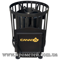 Печь для бани Canada Бочка 15 м3 без выноса