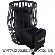 Піч для лазні Бочка 20 м3 з виносом