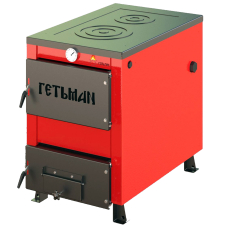 Твердопаливний котел з плитою Гетьман 22П