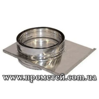 Шибер для дымохода из нержавеющей стали двустенный
