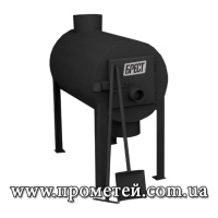 Дров'яна піч буржуйка Екожар Про 200 вертикальна