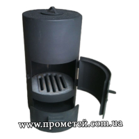 Буржуйка круглая с варочной поверхностью