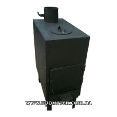 Буржуйка прямокутна з варильною поверхнею