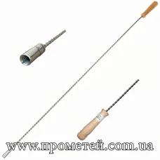 Гнучкий тримач щітки з дерев'яною ручкою 100 см