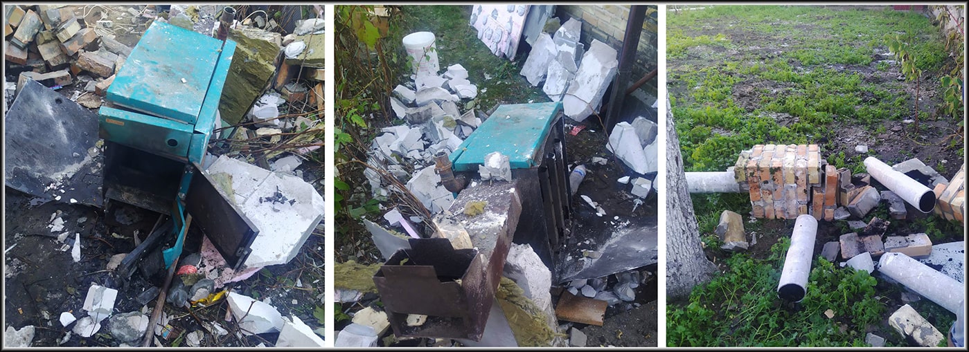 Твердопаливний котел вибухнув: від котельні залишився лише фундамент