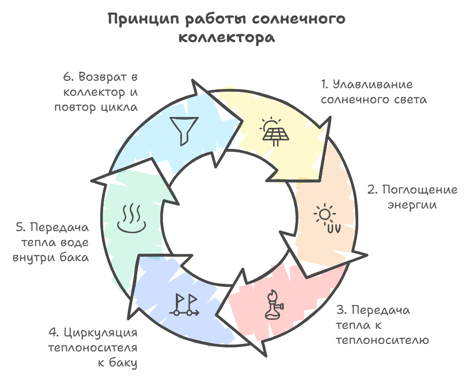 Принцип работы солнечного коллектора Солнечный коллектор принцип работы и как работает