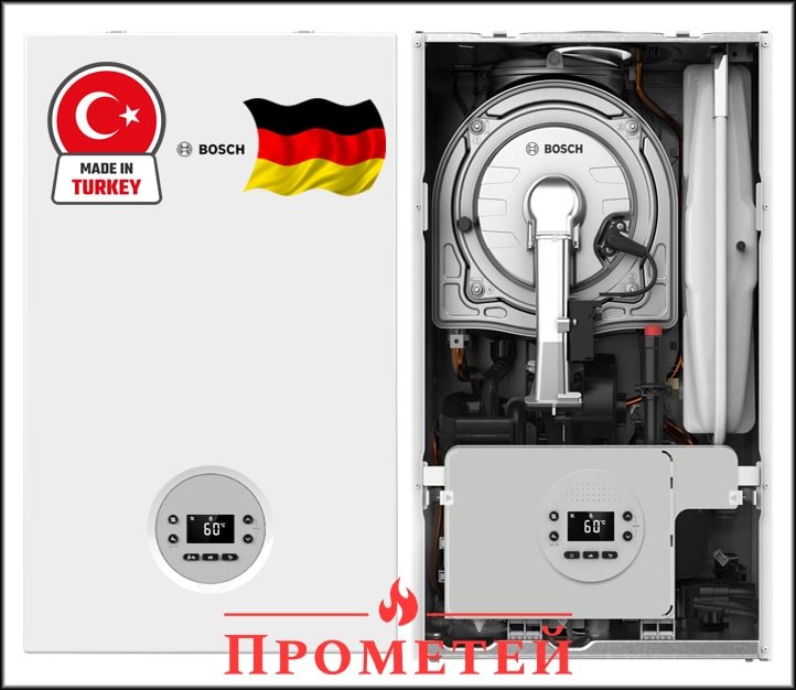 ТОП-6 Bosch Condens 1200W 24C Конденсационный газовый котел Бош Конденс