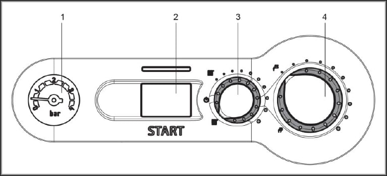 Дисплей конденсаційного котла Riello Start Condens Дисплей конденсаційного котла Рієлло Старт Конденс