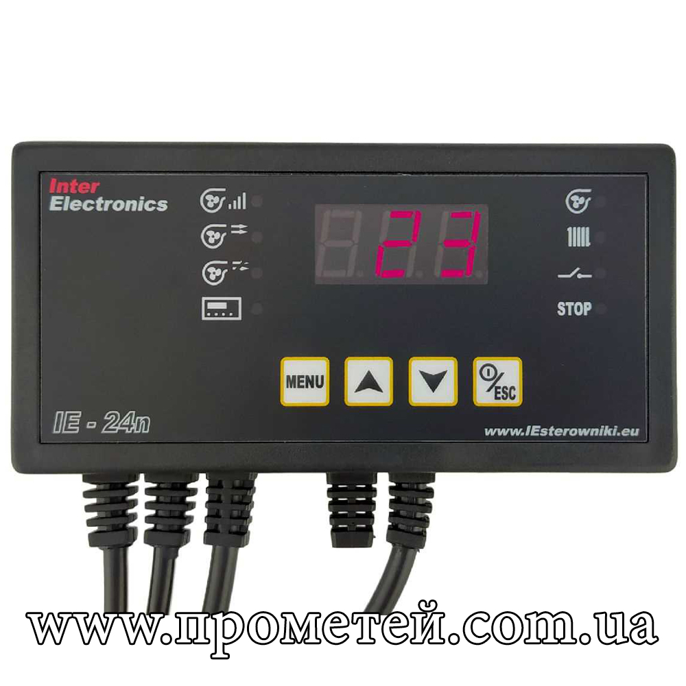 Автоматика для твердотопливного котла Inter Electronics IE-24n