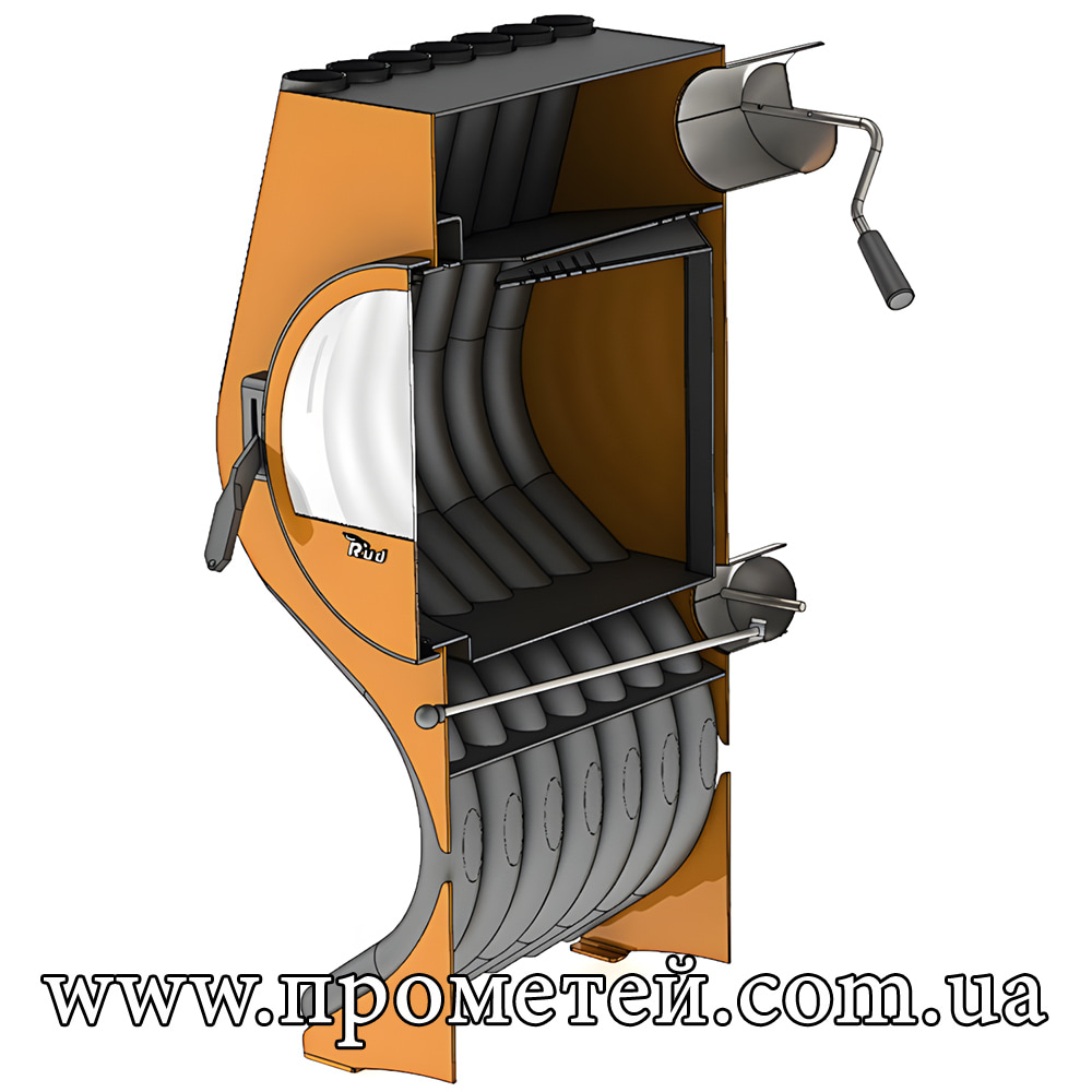 Каминофен RUD в разрезе